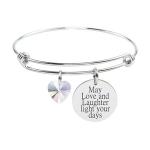 Pink Box Love and Laughter Bangle Bracelet